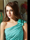 One Shoulder Evening Dress