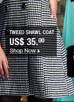 Tweed Shawl Coat
