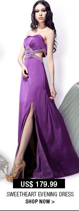 Sweetheart evening dress