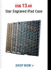 Star Engraved iPad Case