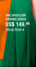 One Shoulder Evening Dress