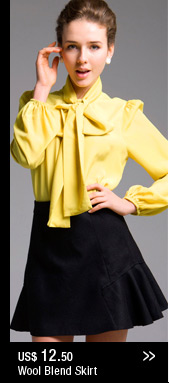Wool Blend Skirt