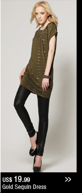 Gold Sequin Dress