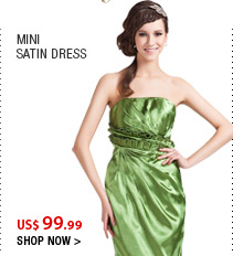 Mini Satin Dress