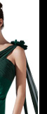 One Shoulder Evening Gown