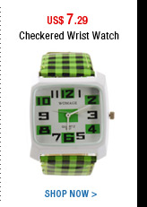 Checkered Wrist Watch