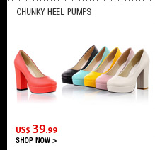 Chunky Heel Pumps