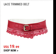 Lace Trimmed Belt