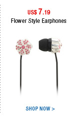 Flower Style Earphones