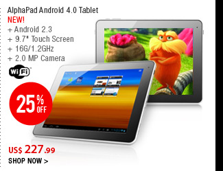 AlphaPad Android 4.0 Tablet