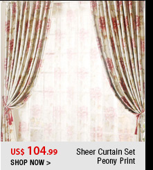 Sheer Curtain Set
