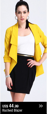 Ruched Blazer