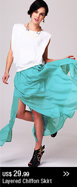 Layered Chiffon Skirt