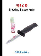 Bleeding Plastic Knife 