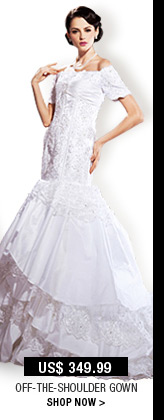 Off-The-Shoulder Gown