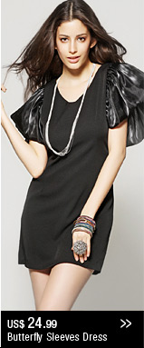 Butterfly Sleeves Dress