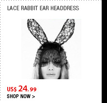 Lace Rabbit Ear Headdress