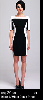 Black & White Curve Dress