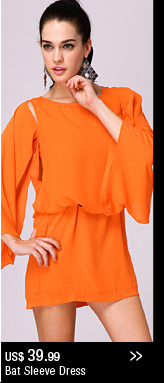 Bat Sleeve Dress
