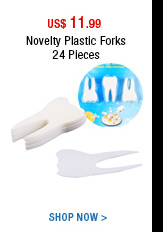 Novelty Plastic Forks 24 Pieces