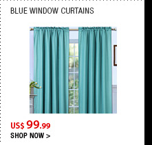 Blue Window Curtains