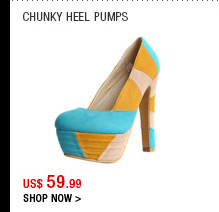Chunky Heel Pumps 