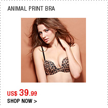 Animal Print Bra
