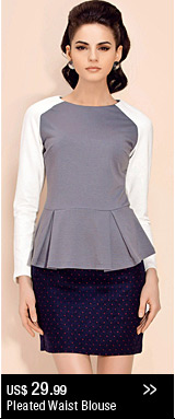 Pleated Waist Blouse