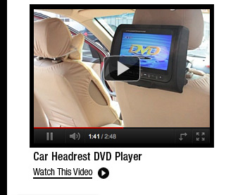 Car Headrest DVD Player