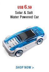Solar & Salt Water Powered Car