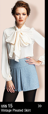 Vintage Pleated Skirt