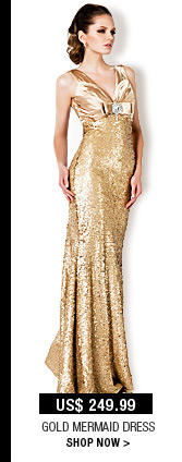 Gold Mermaid Dress
