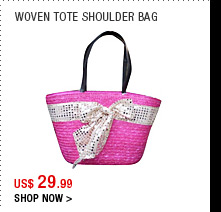 Woven Tote Shoulder Bag