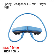 Sporty Headphones + MP3 Player