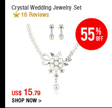 Crystal Wedding Jewelry Set