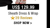 Sheath Dress & Wrap