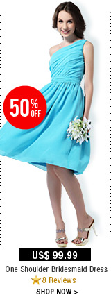 One Shoulder Bridesmaid Dress
