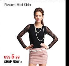 Pleated Mini Skirt