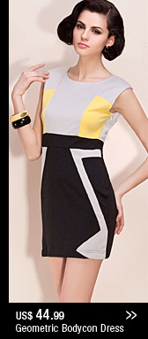 Geometric Bodycon Dress