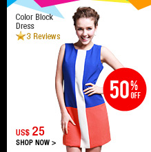 Color Block Dress