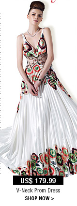 V-Neck Prom Dress