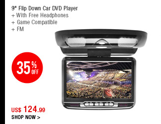 9" Flip Down Car DVD Player