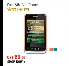 Four SIM Cell Phone