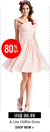 A-Line Chiffon Dress