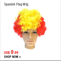 Spanish Flag Wig