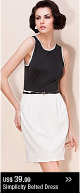 Simplicity Belted Dress