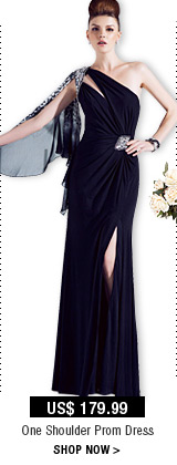 One Shoulder Prom Dress