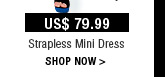 Strapless Mini Dress