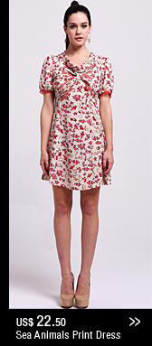 Sea Animals Print Dress