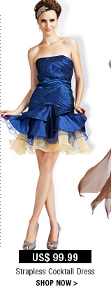 Strapless Cocktail Dress